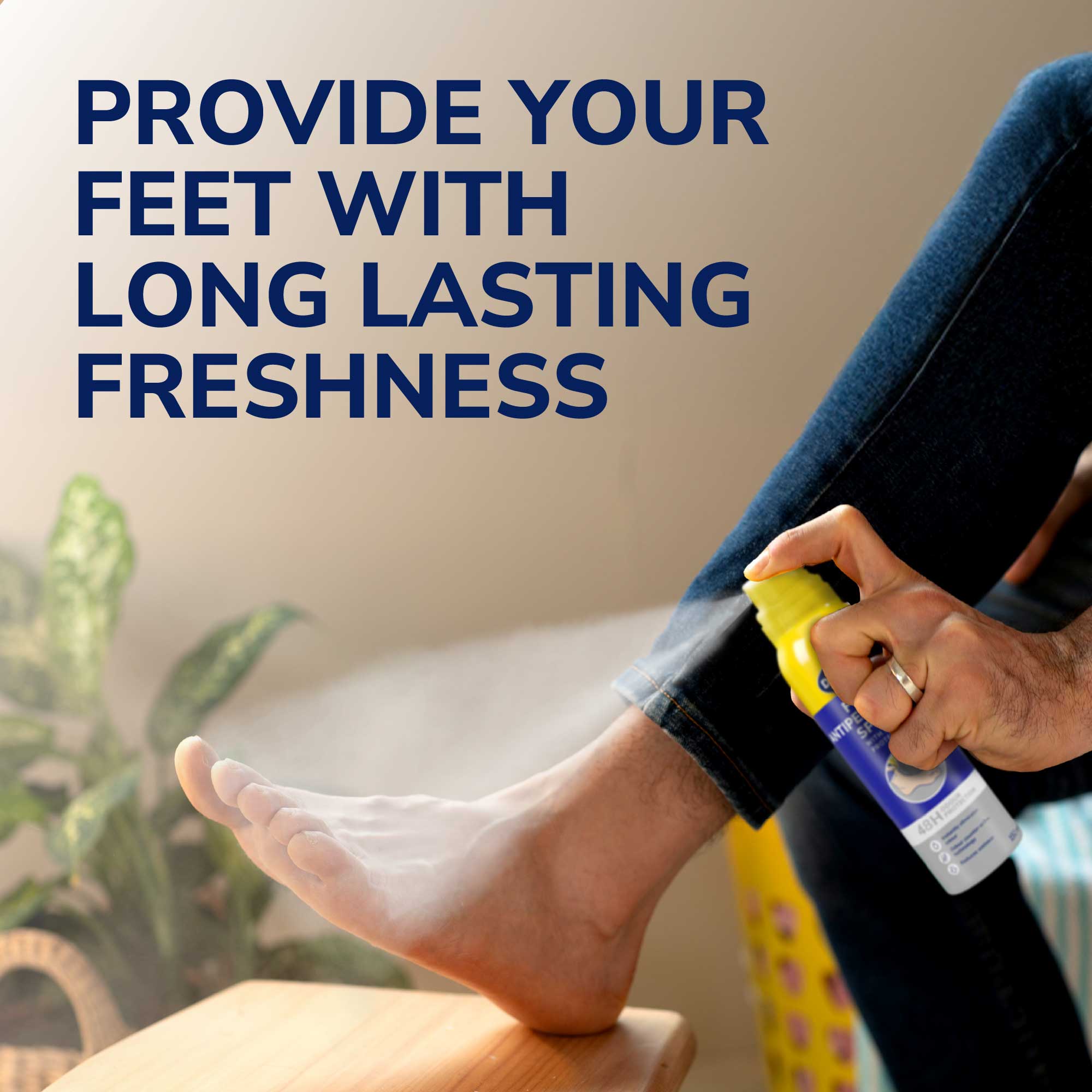 Dr. Scholl’s™ Foot Antiperspirant Spray with Sweat Protection – 48H Odour Protection (150ml)