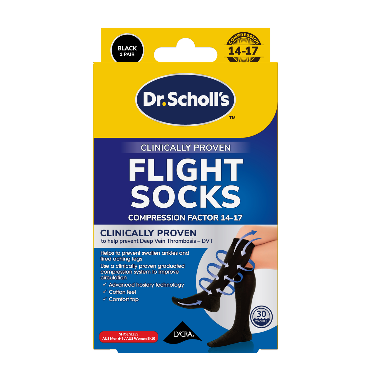 Dr. Scholl's Flight Socks, calcetines de compresión para viaje