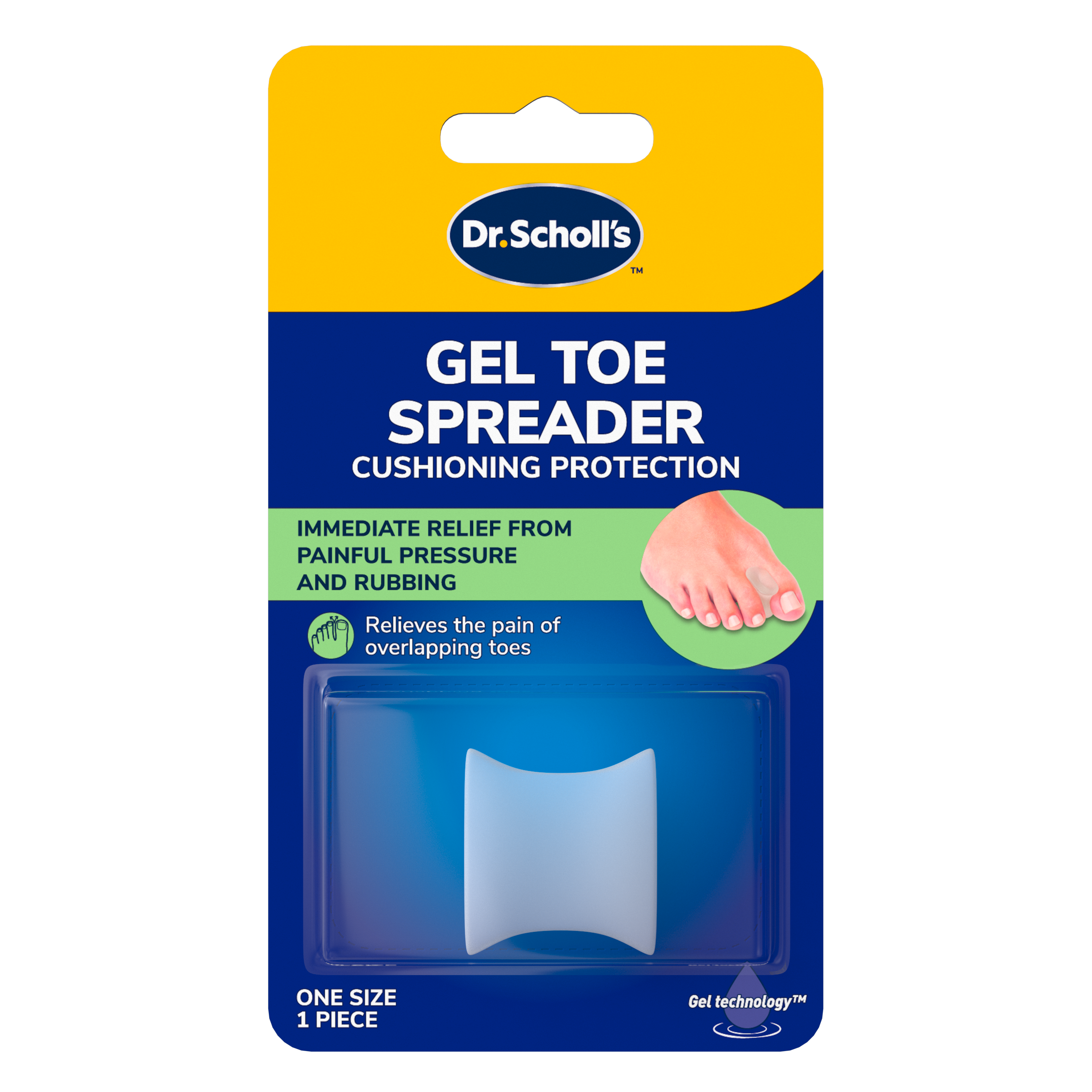 Dr. Scholl's Gel Toe Spreader Cushioning Protection