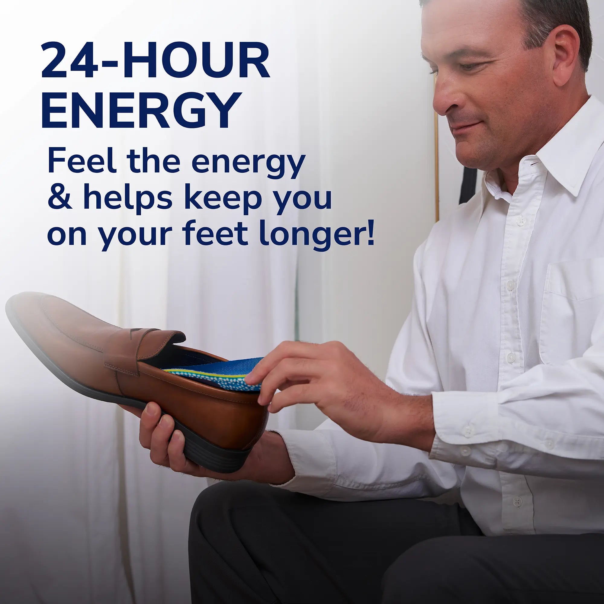 Dr. Scholl’s™ 24-Hour Energy Multipurpose Insoles, Size 7-13