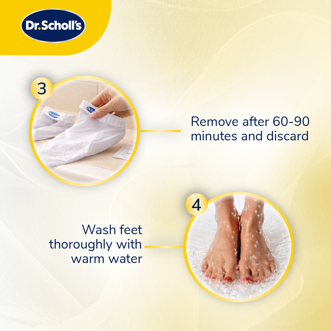 Dr.Scholl’s - Dual Action Exfoliating & Moisturising Peeling Foot Mask