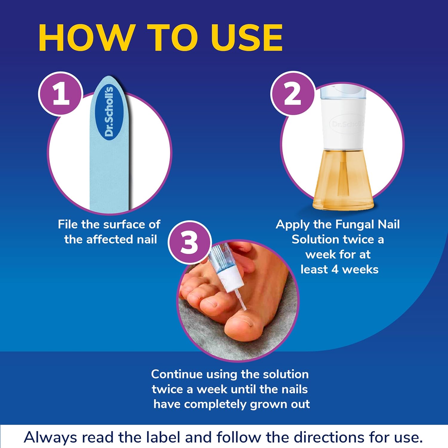 Dr. Scholl’s™ Fungal Nail 2-in-1 Treat & Shield (3.8ml)