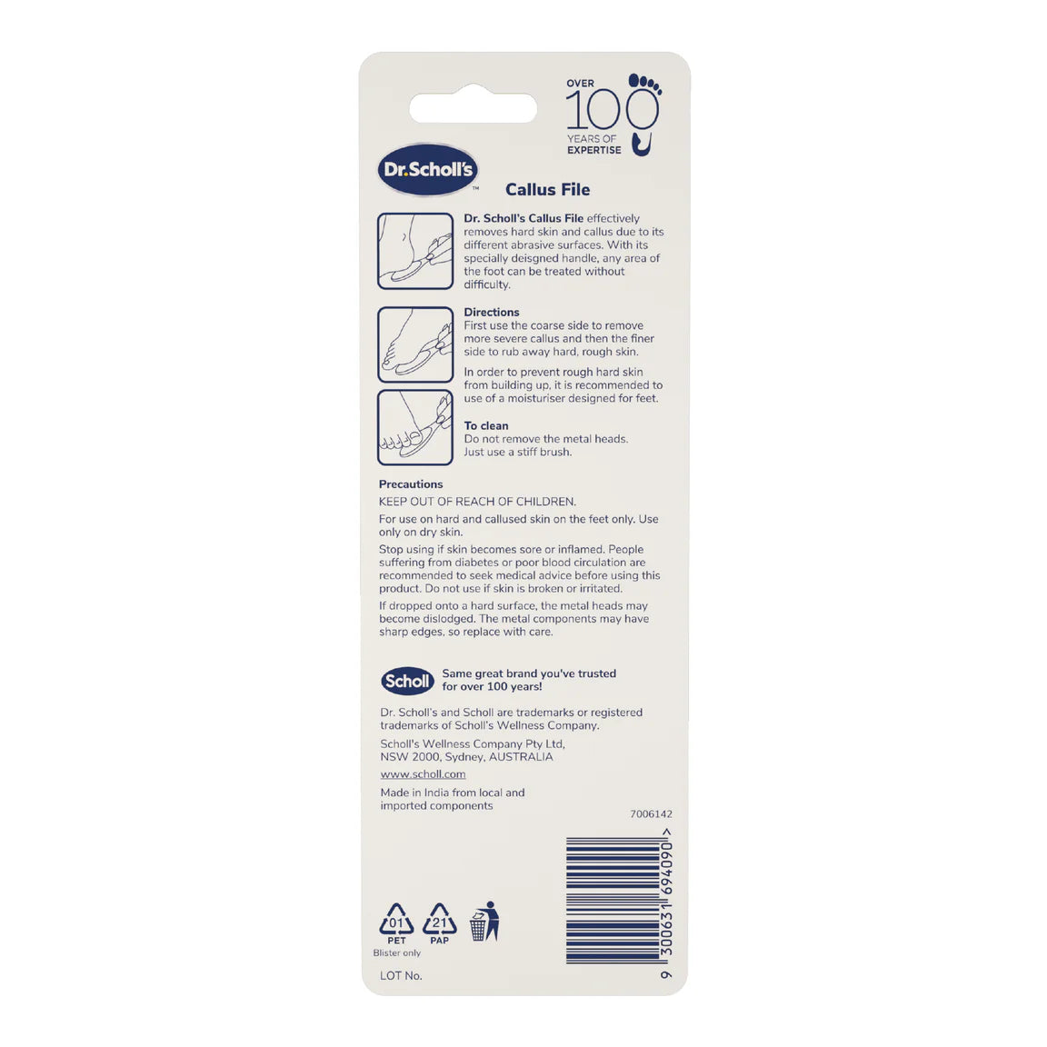 Dr. Scholl’s™ Callus File