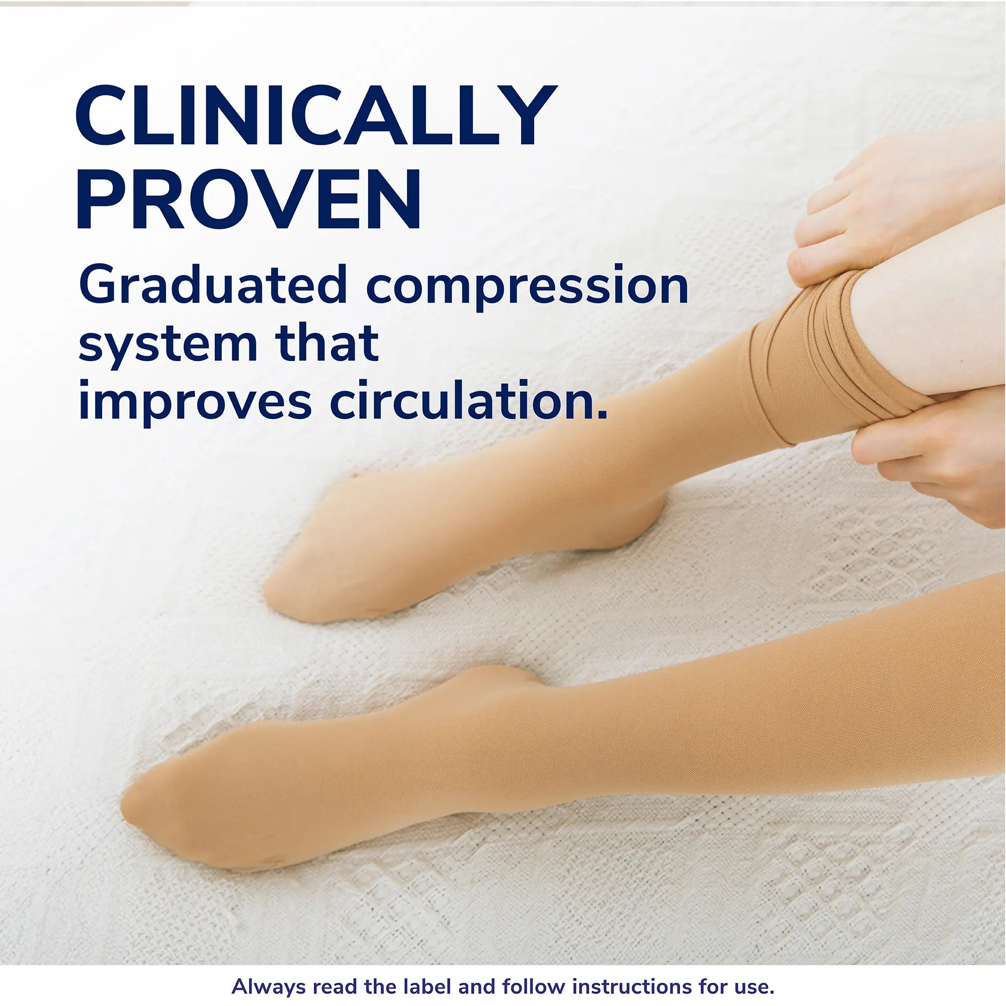 Dr. Scholl's™ Travel & Compression Socks, Natural - AUS W8-W10