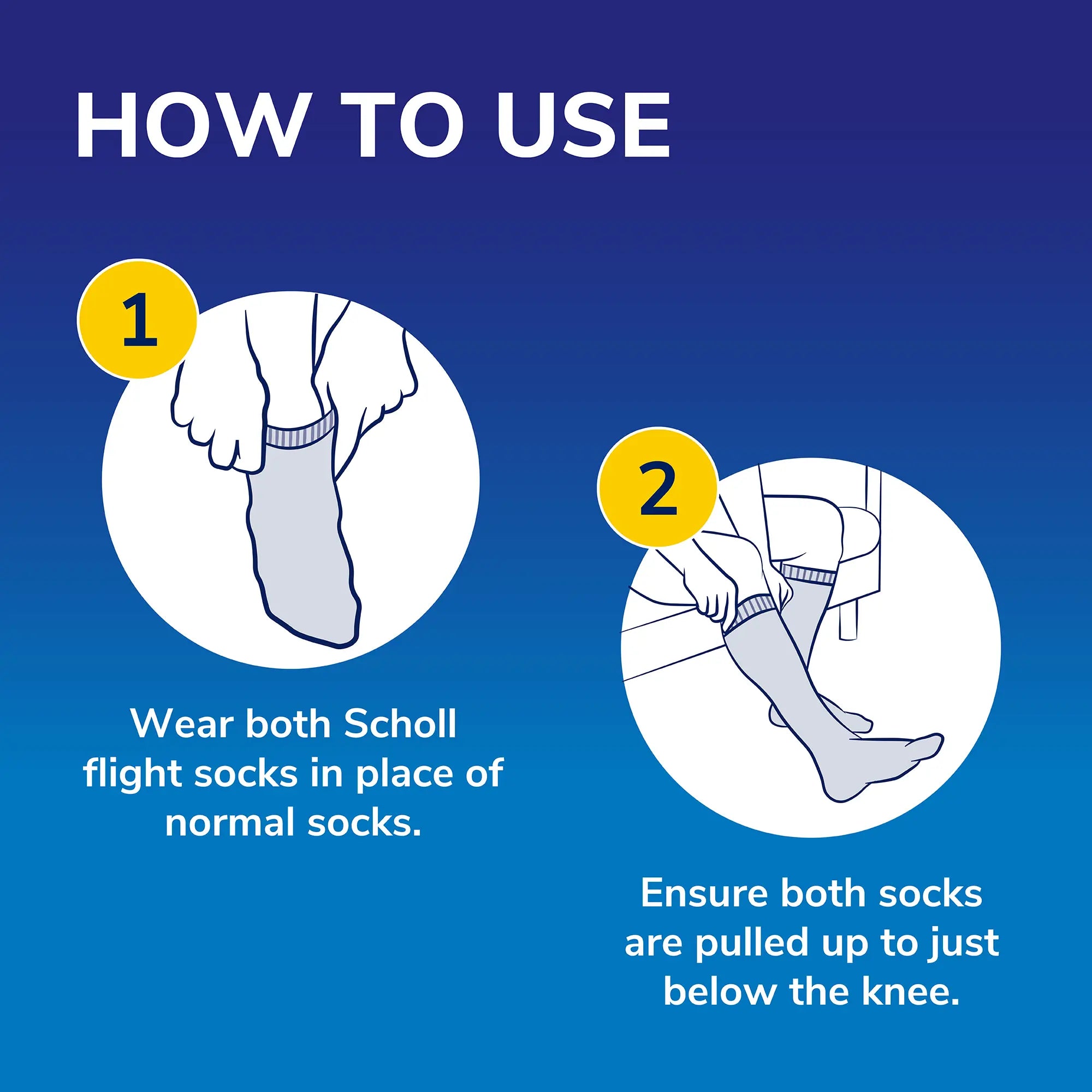 Dr. Scholl's™ Travel & Compression Socks, Natural - AUS W8-W10