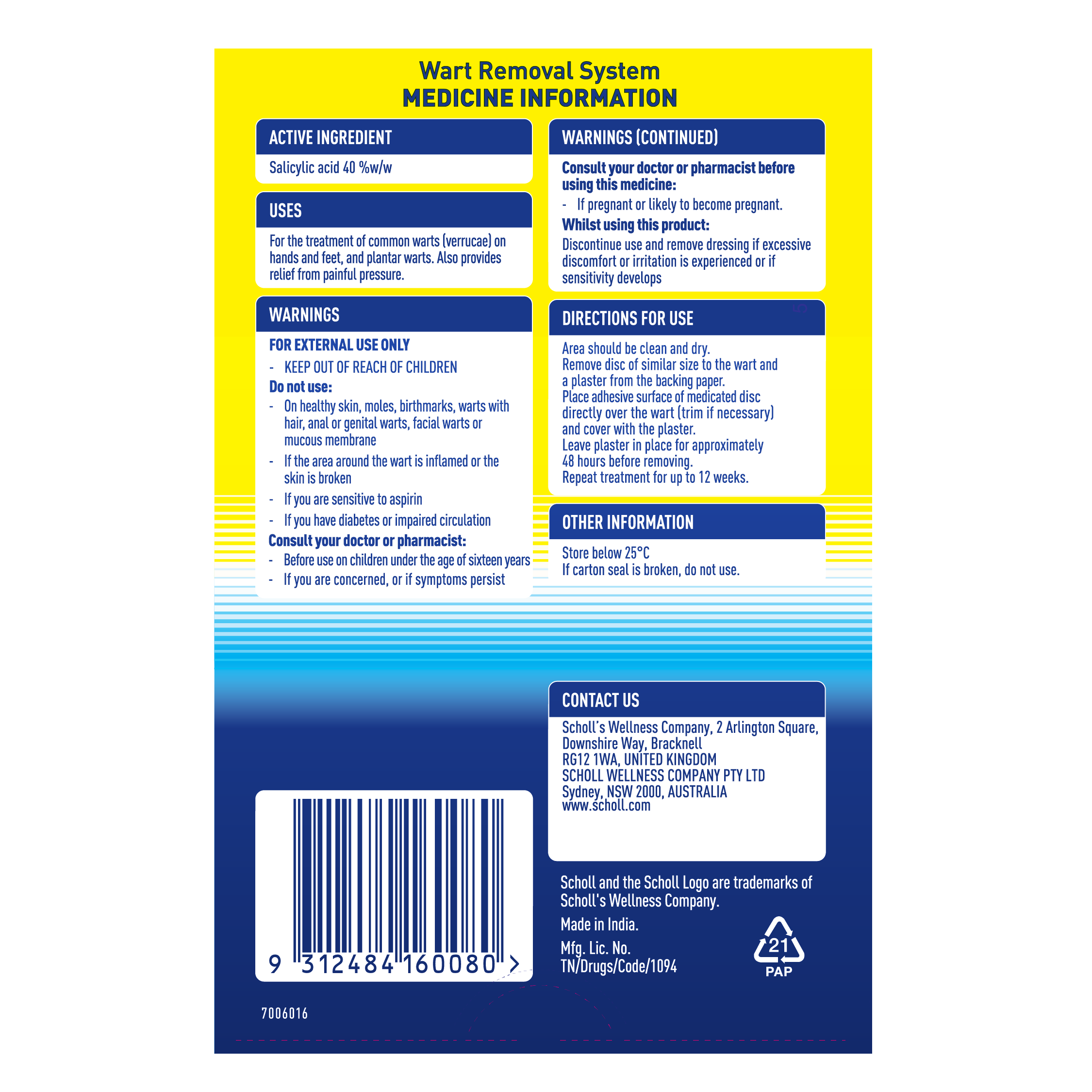 Scholl Wart Removal System