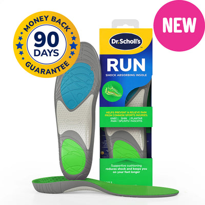 Dr. Scholl’s™ Run Shock Absorbing Insoles, AUS Shoe Size 5-9
