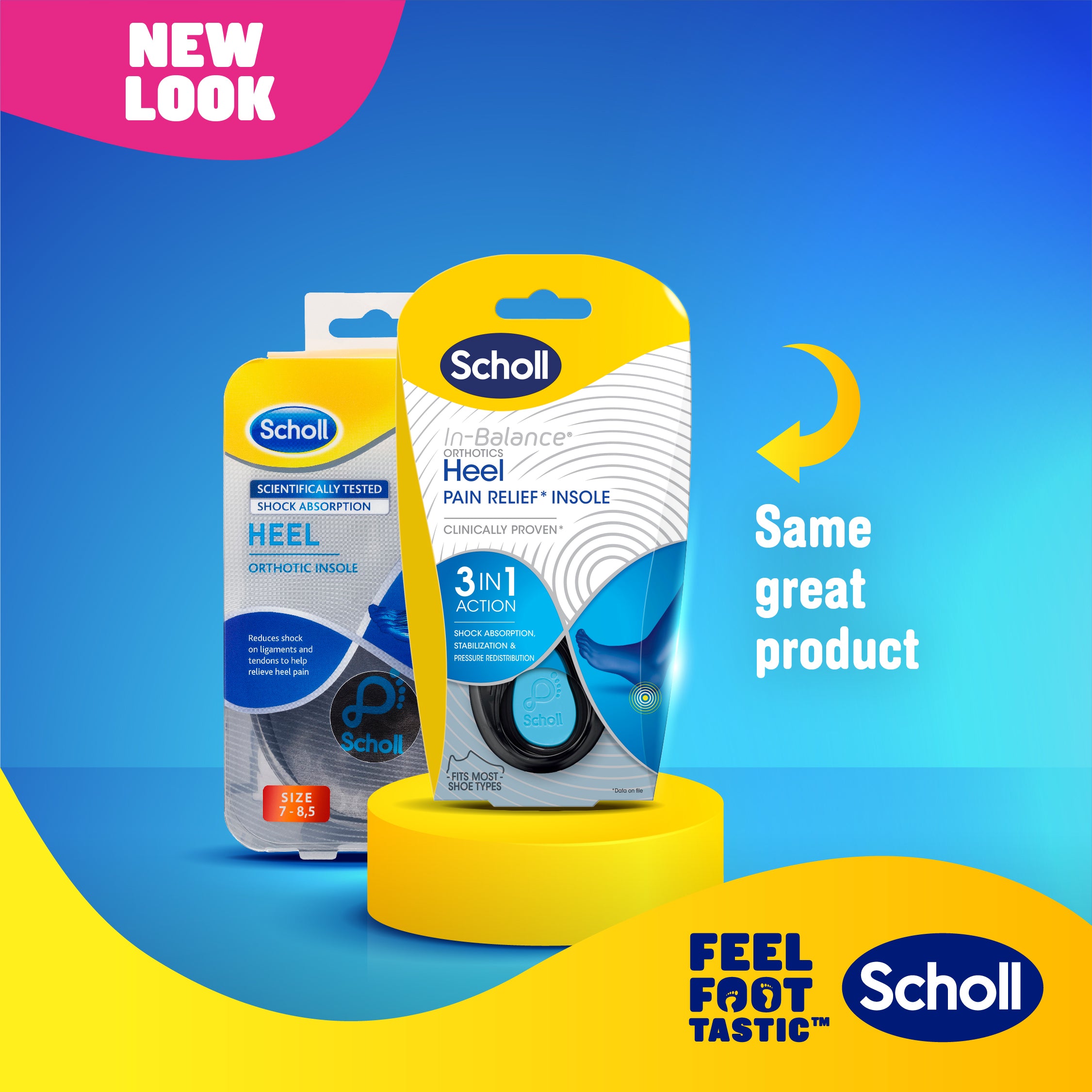Scholl In-Balance® Heel Pain Relief Orthotic