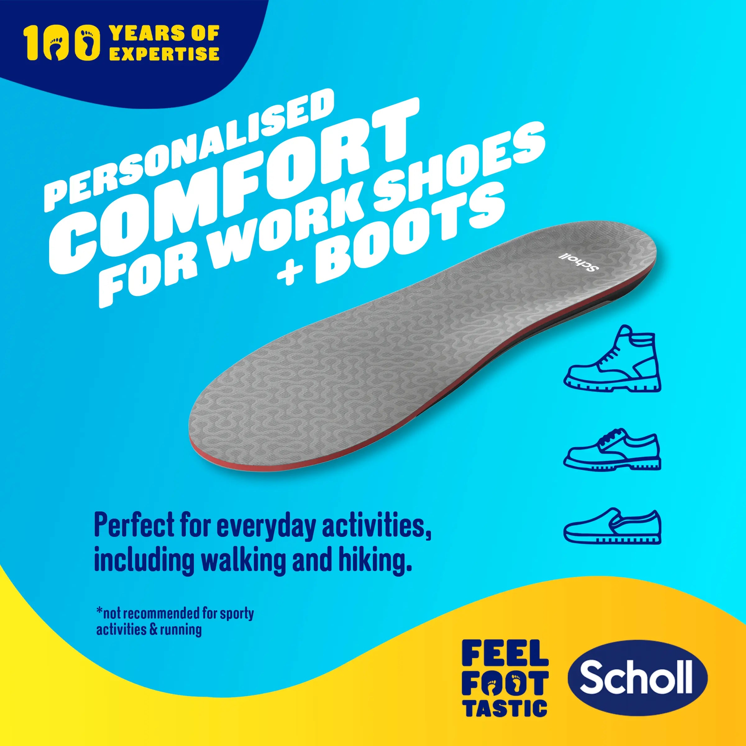 Scholl LiquiFlex™ Extra Support Insole (Large)