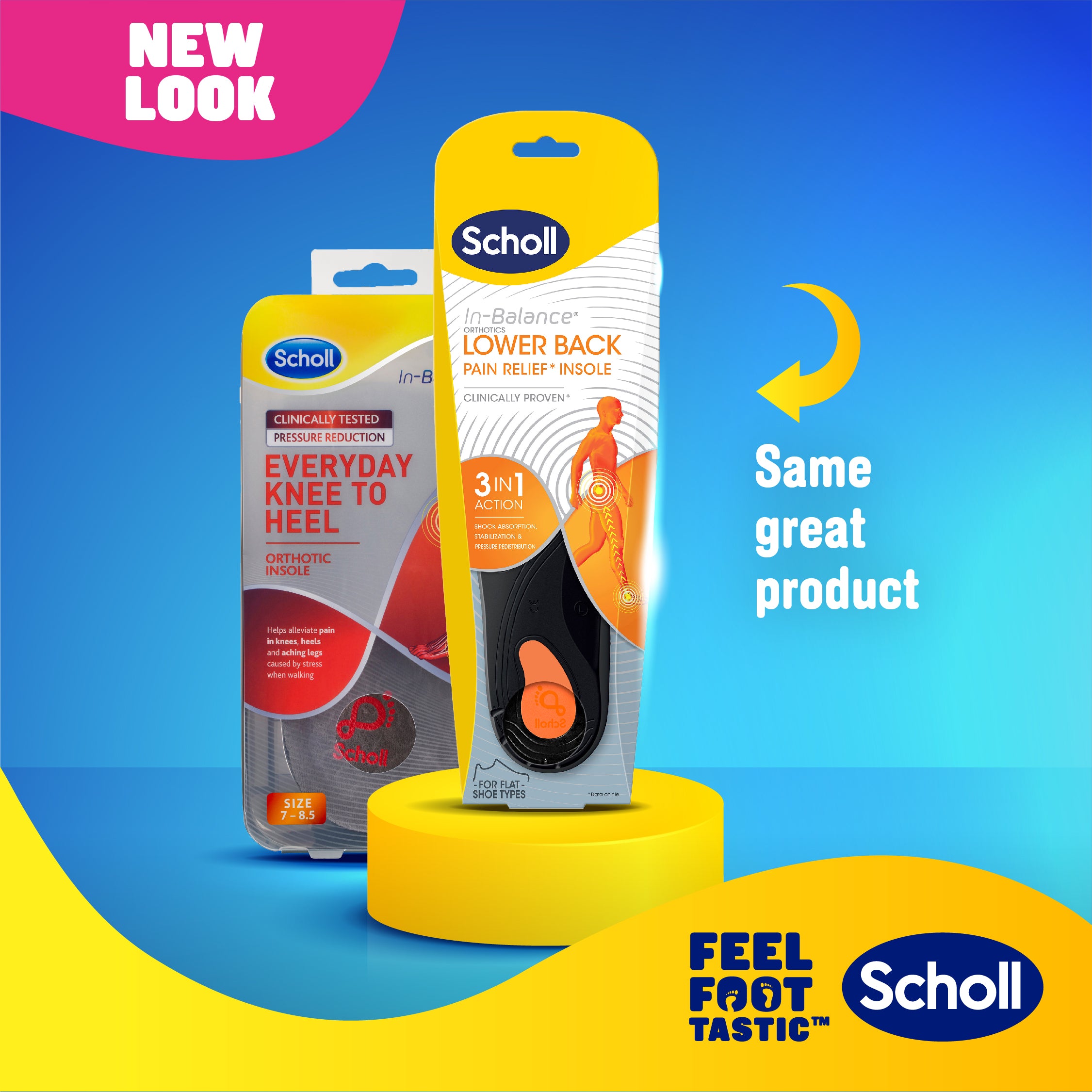 Scholl In-Balance® Lower Back Pain Relief Orthotic