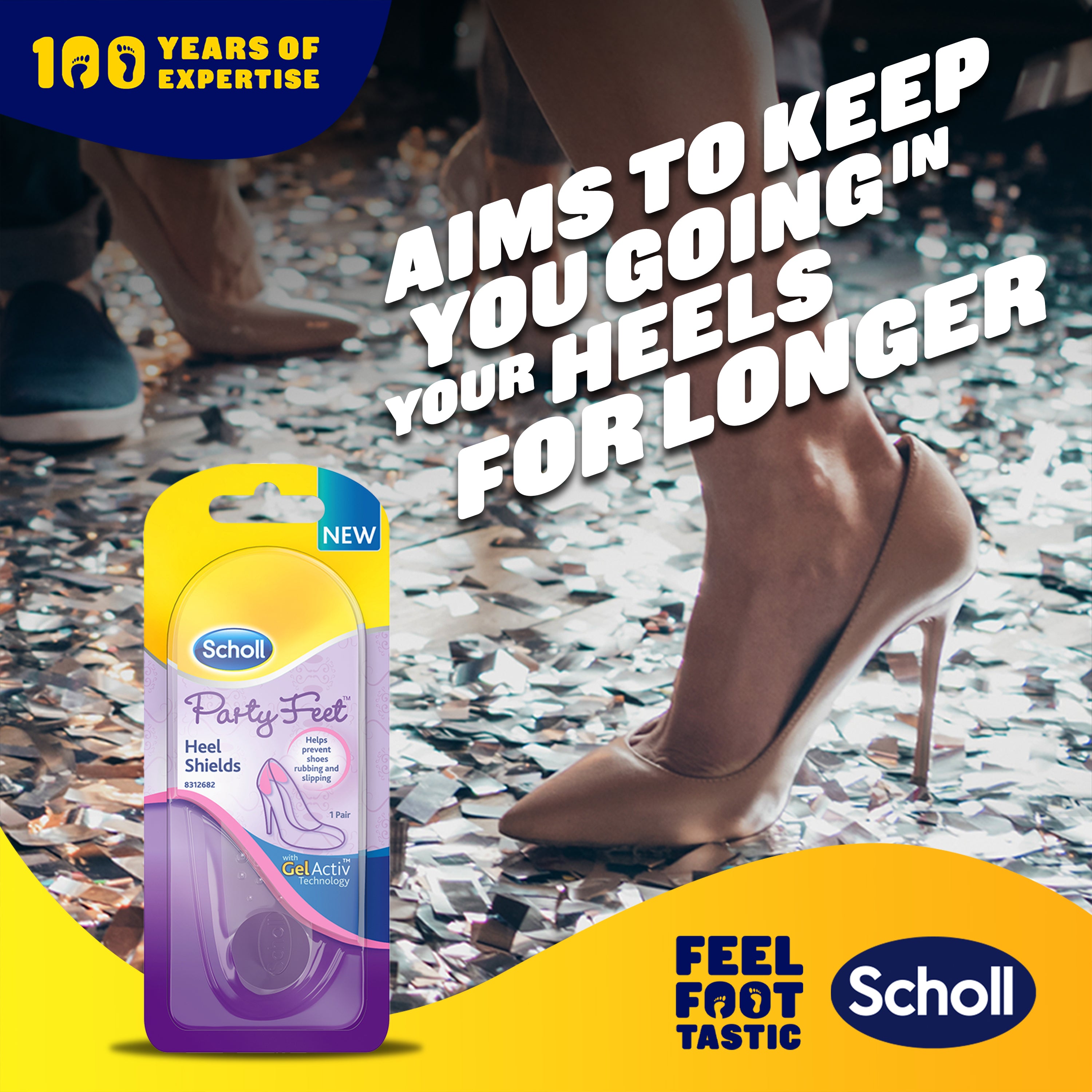 Scholl Party Feet® Heel Shields