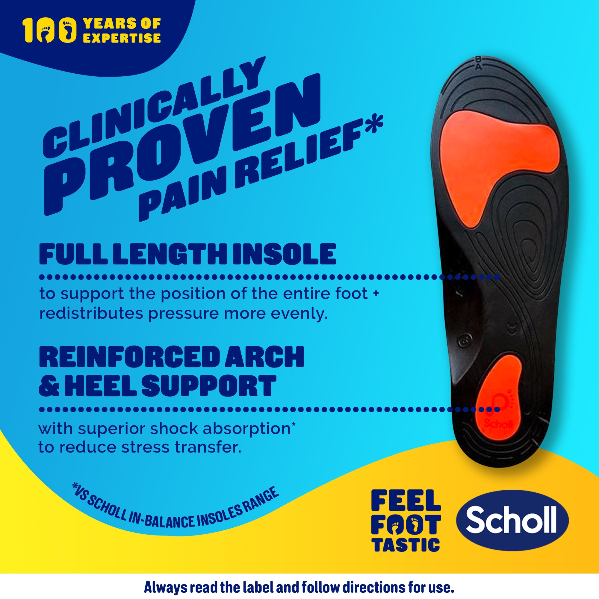 Scholl In-Balance® Lower Back Pain Relief Orthotic