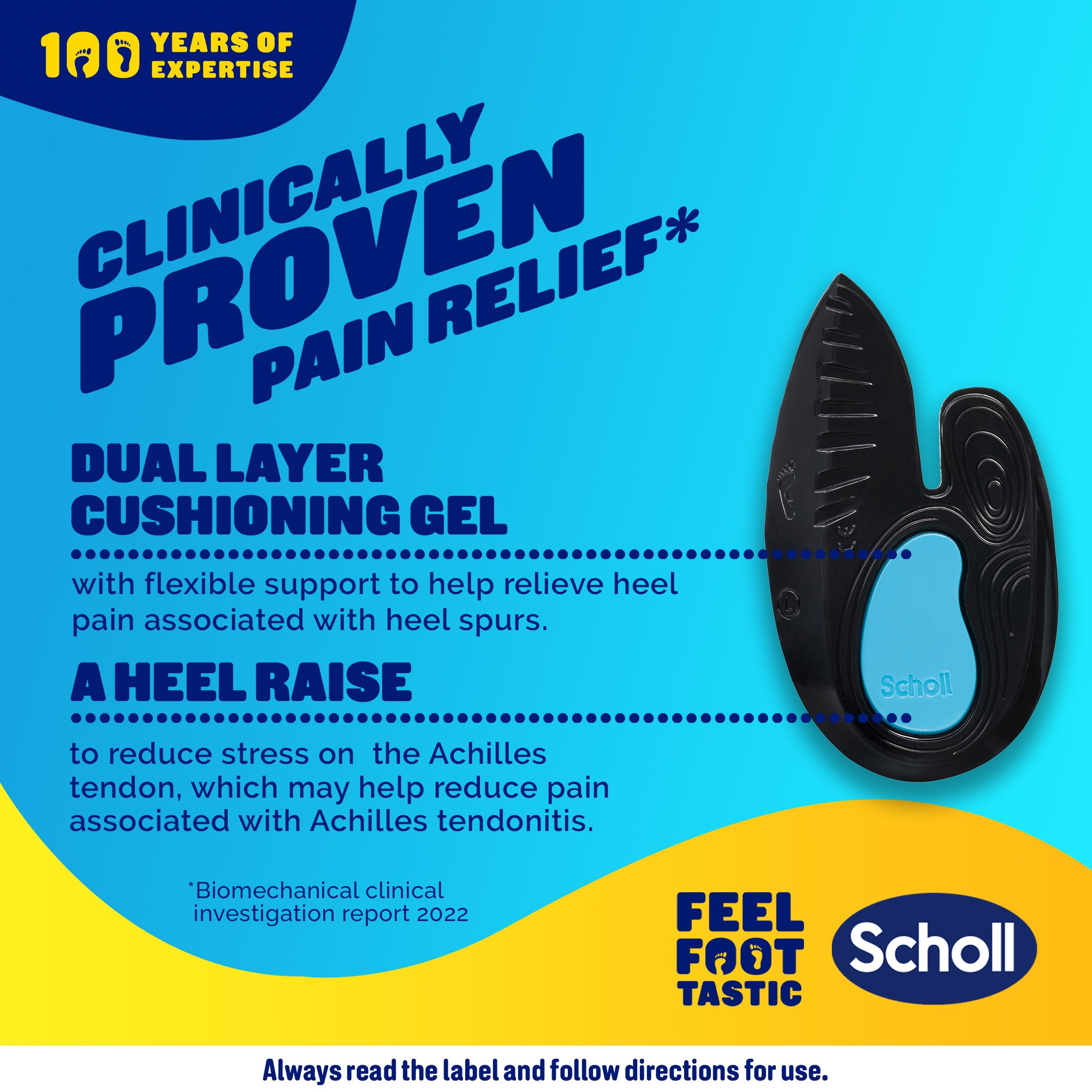 Scholl In-Balance® Heel Pain Relief Orthotic