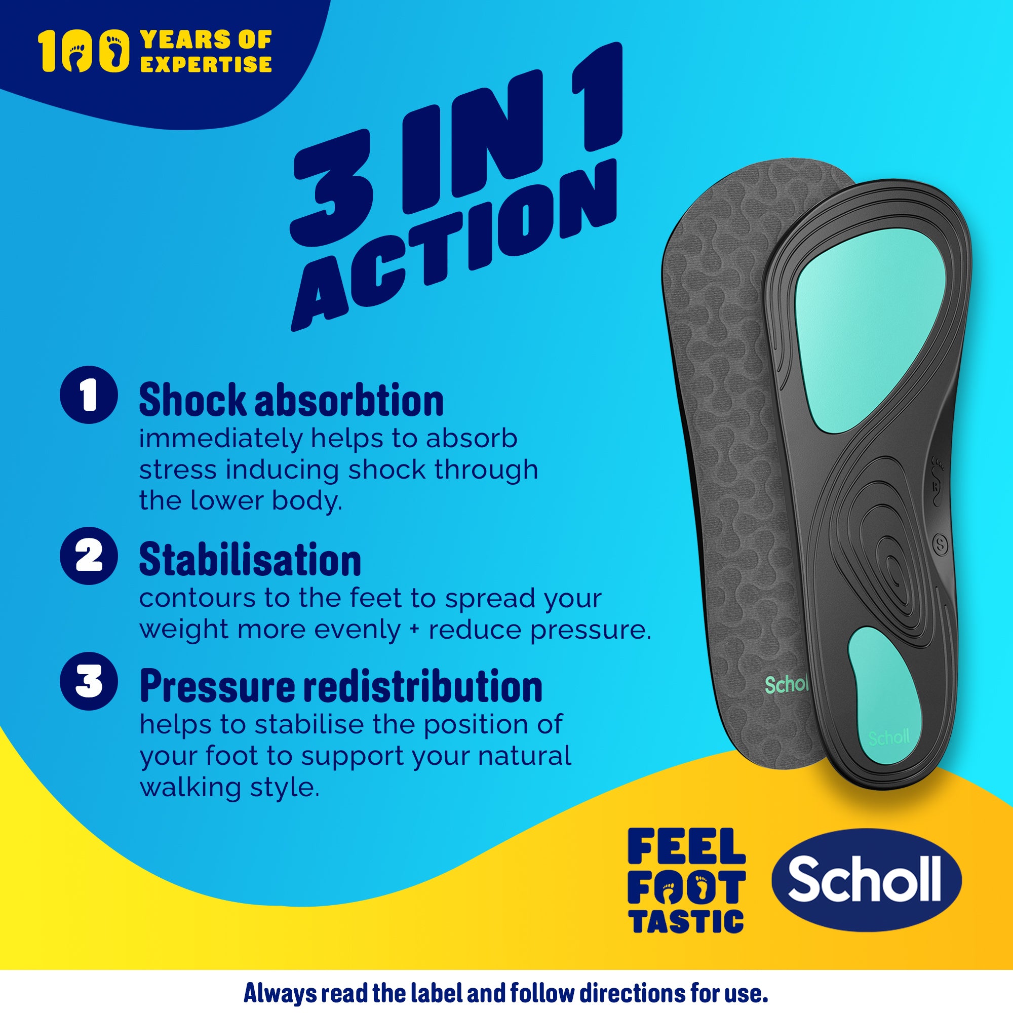 Scholl In-Balance® Arch Pain Relief Orthotic