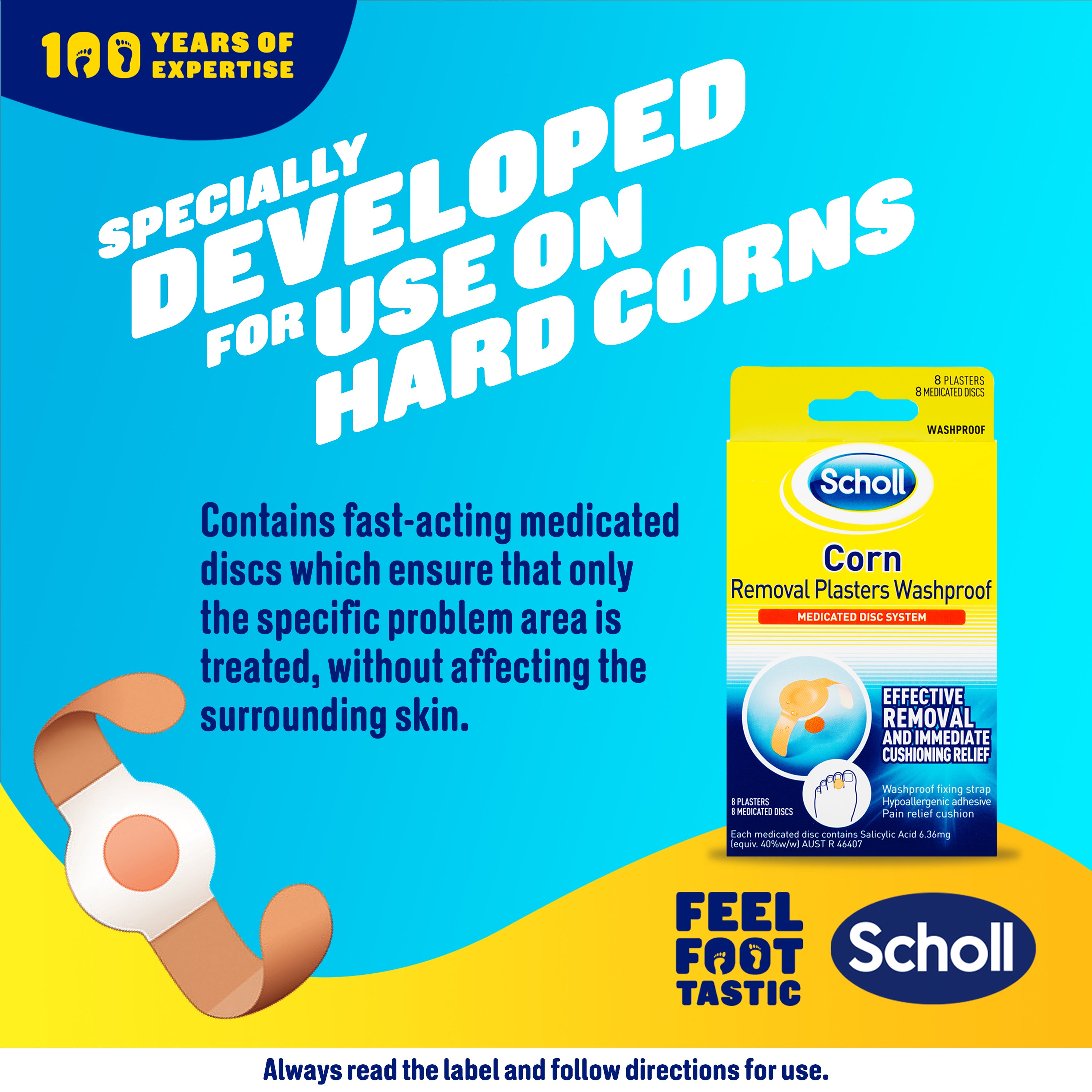 Scholl Corn Removal Plaster Waterproof