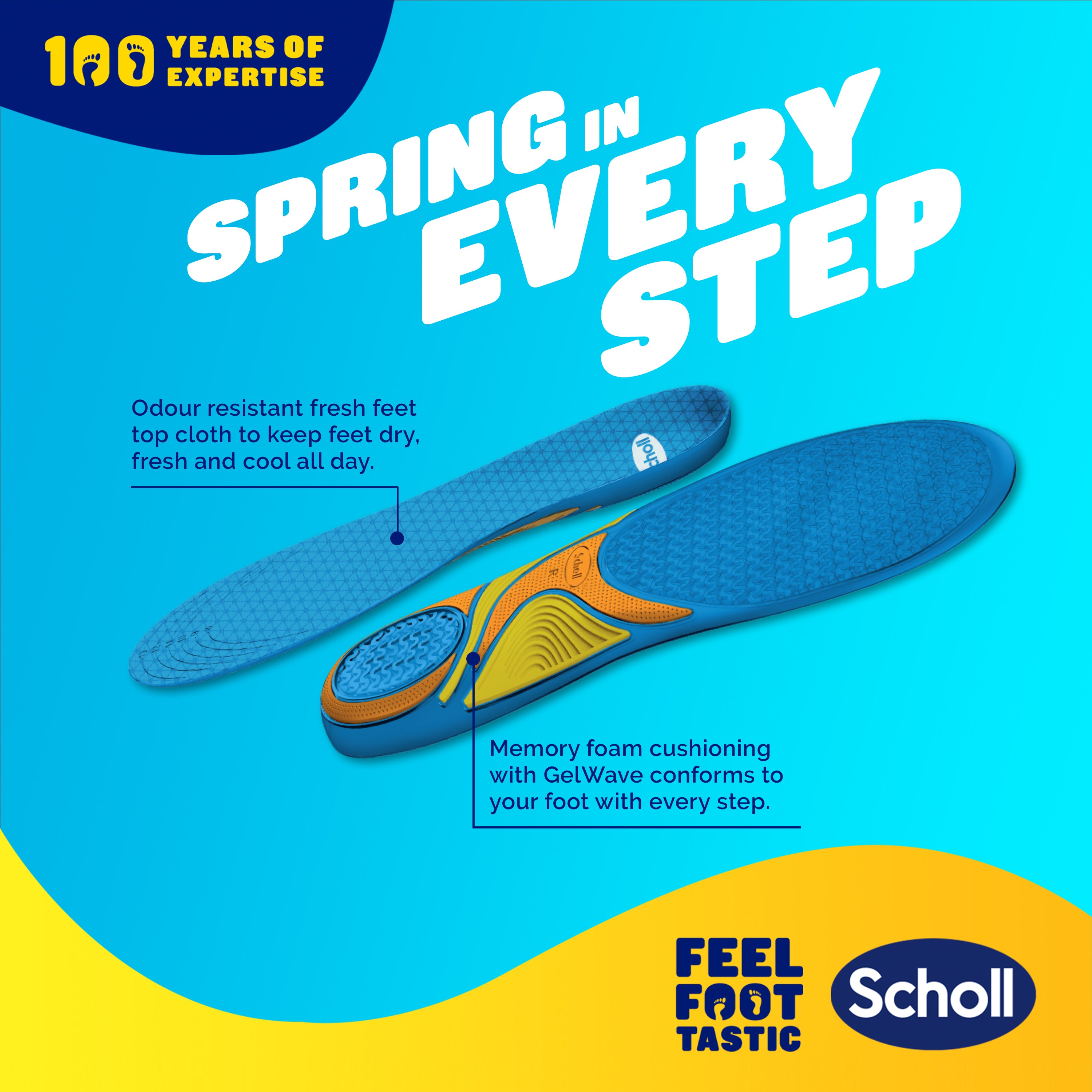Scholl GelActiv® Casual Insoles (Large)