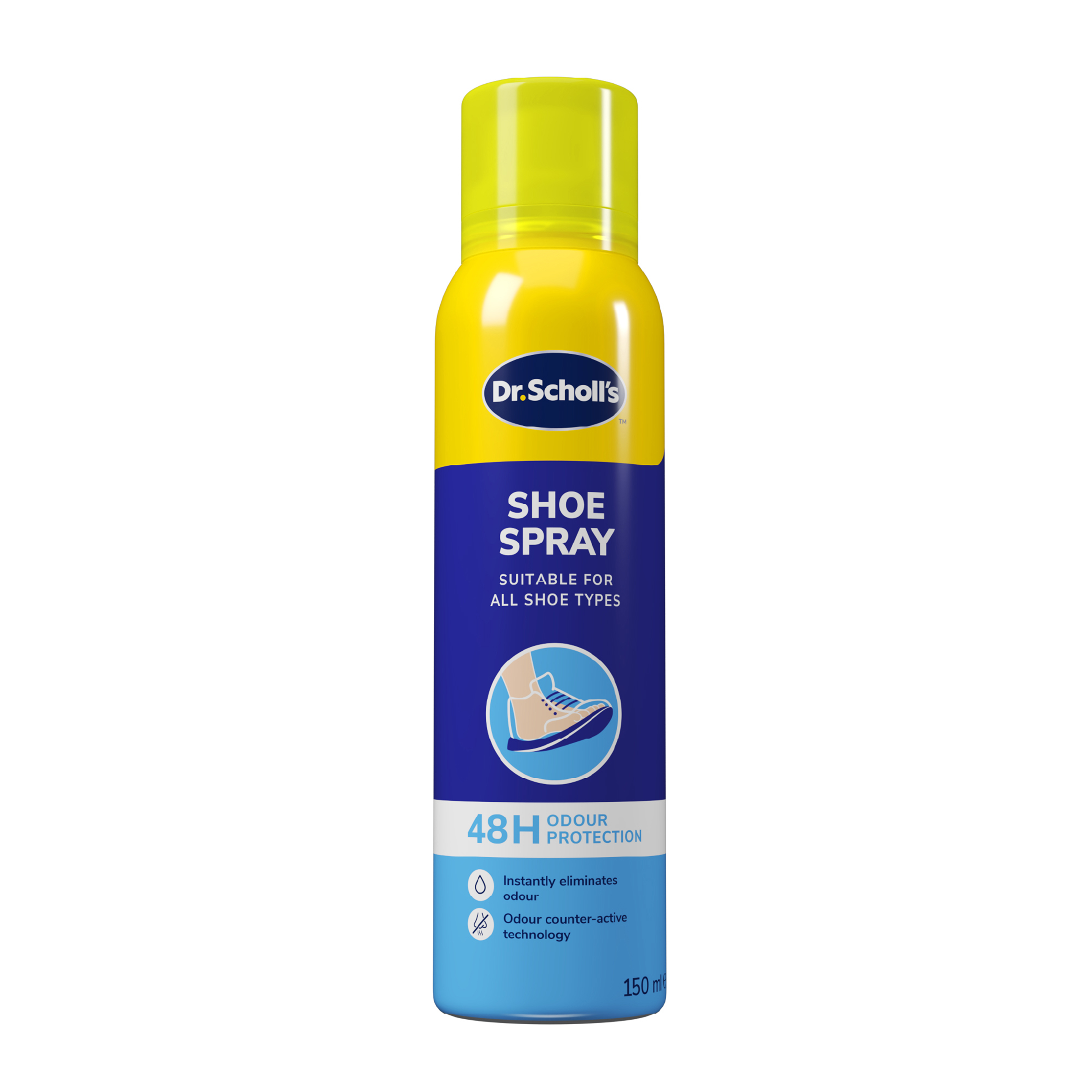 Dr. Scholl’s™ Shoe Spray – 48H Odour Protection (150ml)