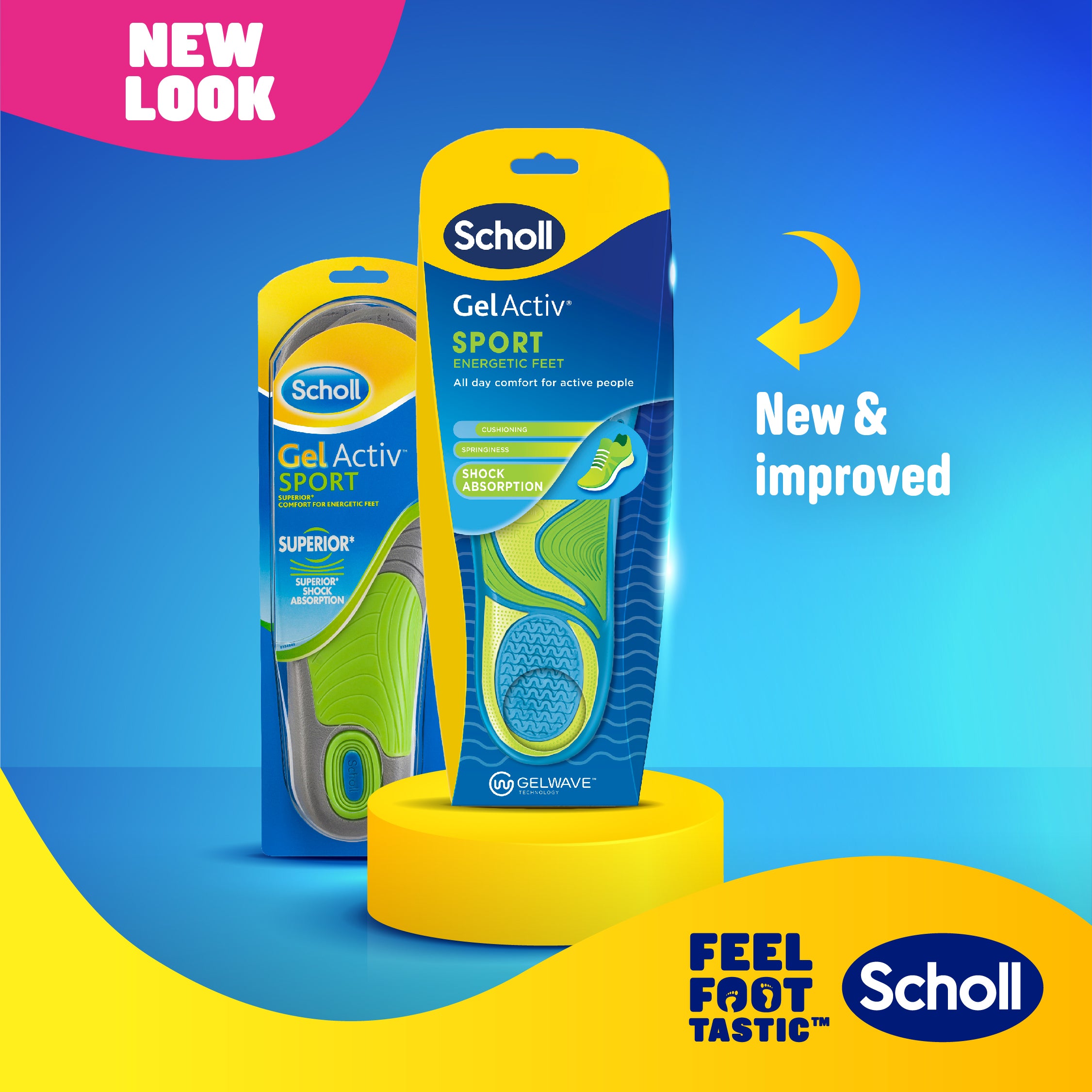 Scholl GelActiv® Sport Insoles (Large)